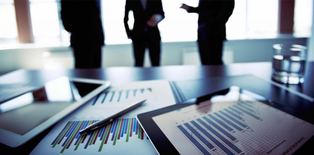 Executivos na empresa