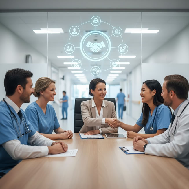 Recrutamento humanizado em hospitais - tecnologia e empatia