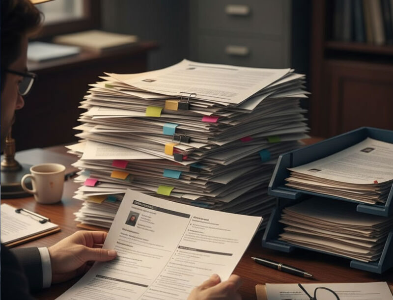 Por que currículos em papel prejudicam o processo seletivo