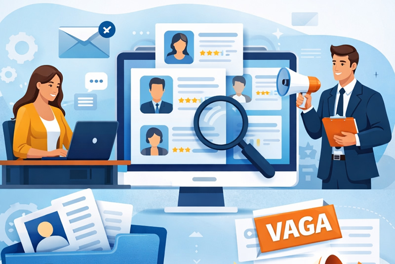 Banco de Currículos e anúncio de vagas para recrutadores