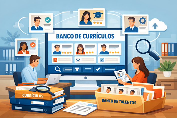 Como organizar currículos recebidos pela empresa